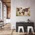 Wandbilder Wohnzimmer XXL Küche Kaffee Moderne Bilder Weltkarte